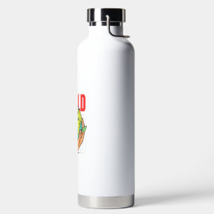 Botella De Agua Mundo – Diseño de Globo de Aventura de Viaje