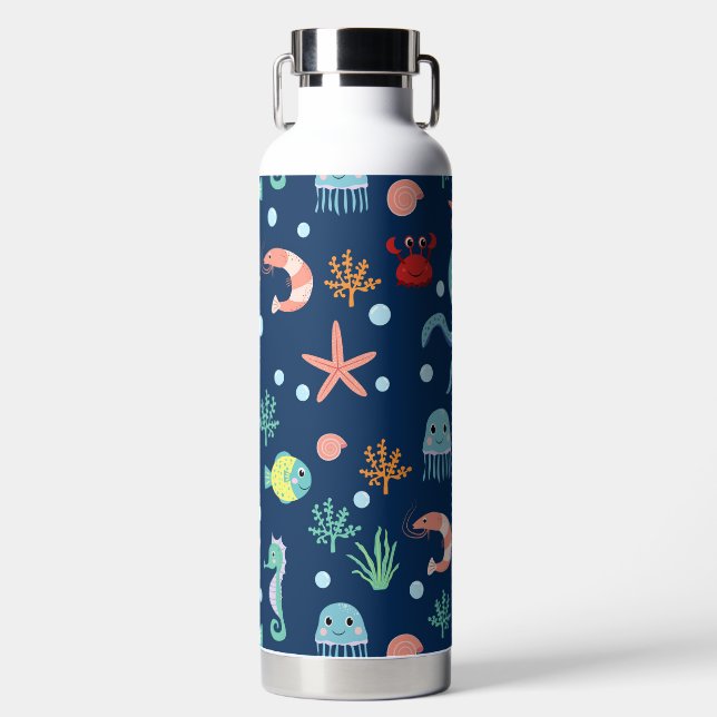 Botella De Agua Mundo Marino (Delantero)