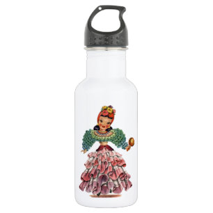 Botella De Agua Muñeca latina