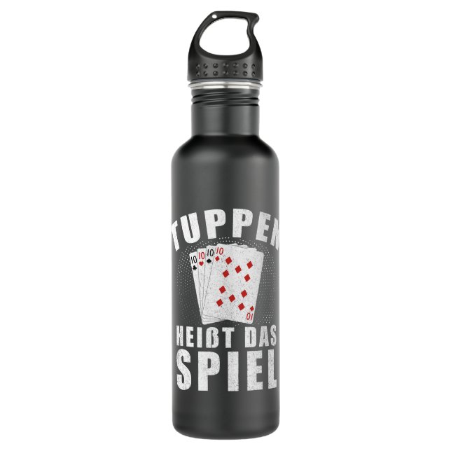 Botella De Agua Muñecas divertidas juego de cartas Schrömen Rheinl (Anverso)