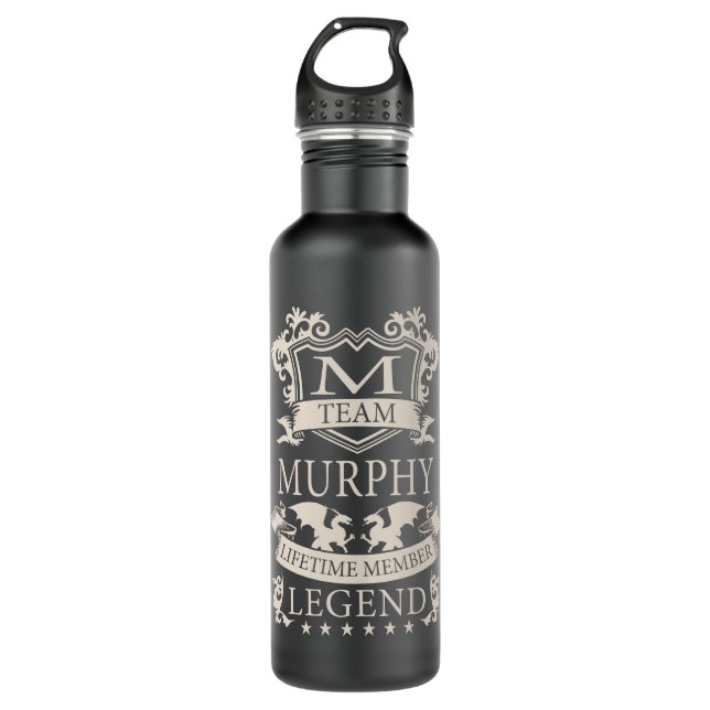 Botella De Agua MURPHY Apellido, MURPHY escudo de nombre familiar (Anverso)