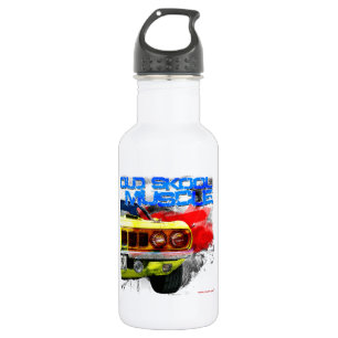 Botella De Agua Músculo viejo 1971 de Plymouth Cuda "Skool "