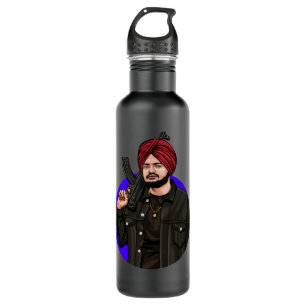 Botella De Agua Music Retro Indian Sidhu Five Moose Man Wala Actor