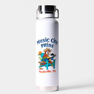 Botella De Agua Música City Phins Acero inoxidable