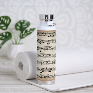 Botella De Agua Música de hojas de cosecha