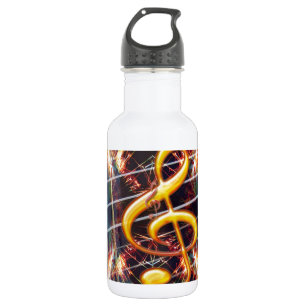 Botella De Agua Música Guitarra profesora familia amigos diversión