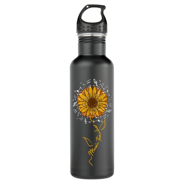 Botella De Agua Música Teacher Notas Musicales Música Lover S (Anverso)