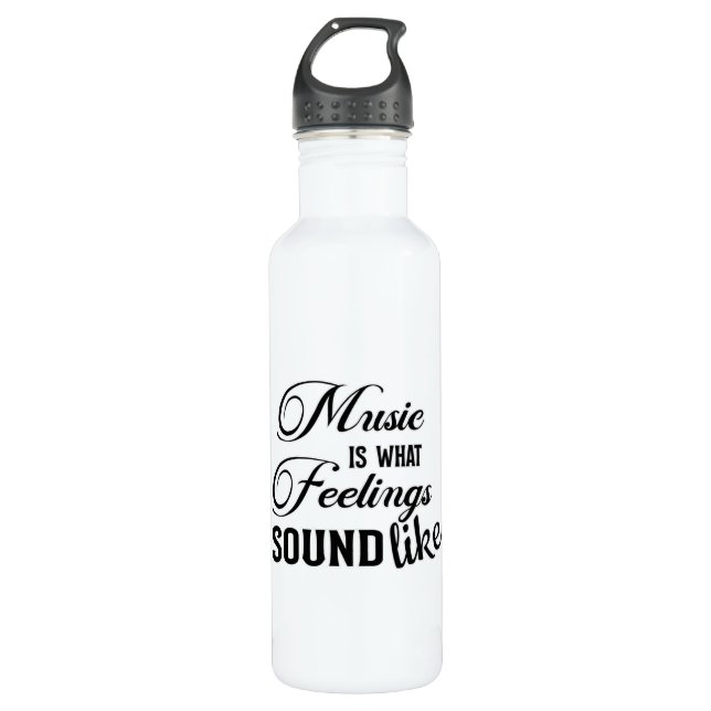 Botella De Agua Músico musical de Music Instruments Sound Lover Gi (Anverso)