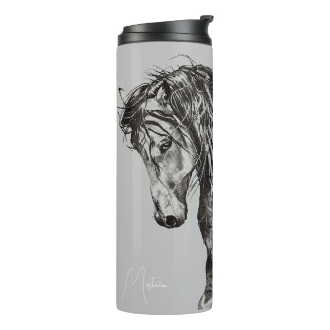 Botella de agua MustangWild - Mesteno (Rotado hacia la izquierda)