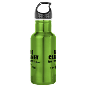 Botella De Agua Muy cerca Alto Clarinet
