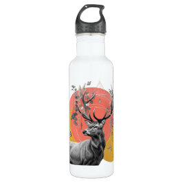 Botella De Agua Mystic Deer Collage