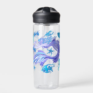 Botella De Agua Mystic Mermaid Fairy Purple Creple Ceramic Tile