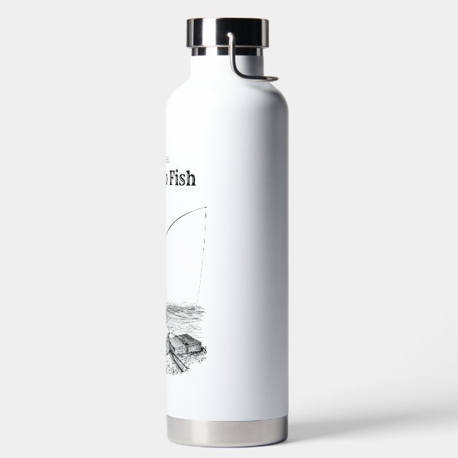 Botella De Agua Nacido Para Pescar (Izquierda)