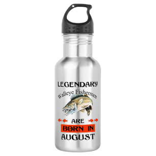 Botella De Agua Nacieron legendarios pescadores de Walleye en agos