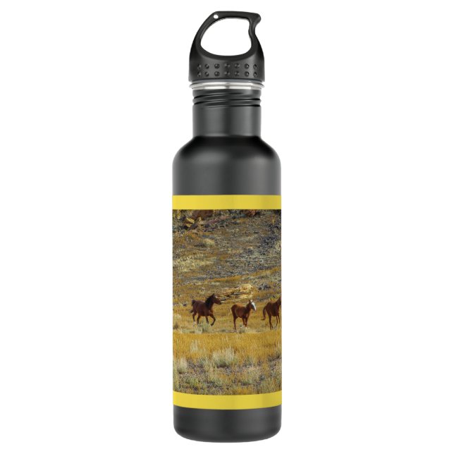 Botella De Agua ¡Nació para ser salvaje! (Anverso)