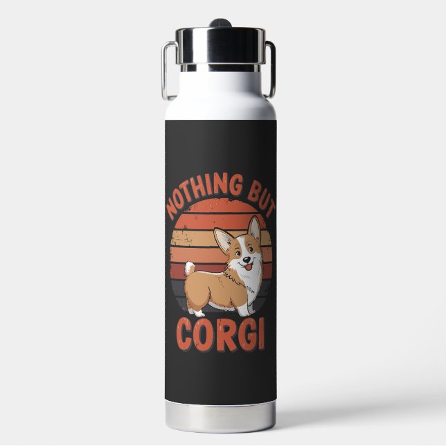 Botella De Agua Nada Más Corgi (Frente)