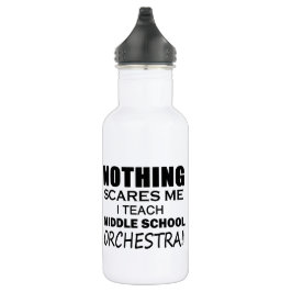 Botella De Agua Nada me asusta de la orquesta de secundaria