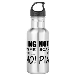 Botella De Agua Nada me asusta el piano