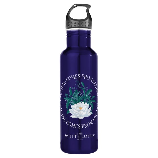 Botella De Agua Nada Viene De Nada: El Lotus Blanco (Anverso)
