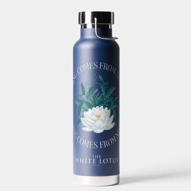 Botella De Agua Nada Viene De Nada: El Lotus Blanco (Izquierdo)