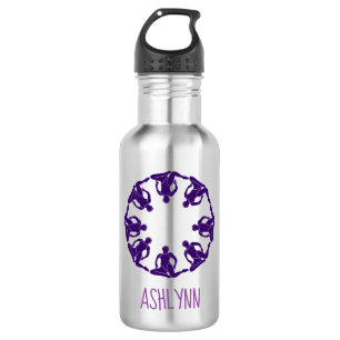 Botella De Agua Nadadores Purple SincronizadosPersonalizados