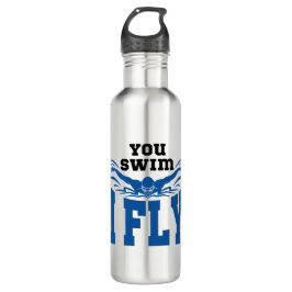 Botella De Agua Nadando Mariposa Que Nadan Yo Vuelo