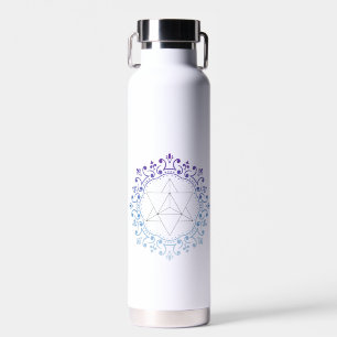 Botella De Agua Namaste Mandala Merkaba Yoga Mediación espiritual