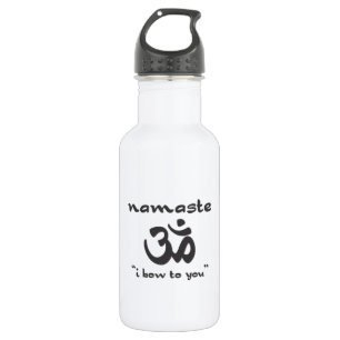 Botella De Agua Namaste - Te Inclino