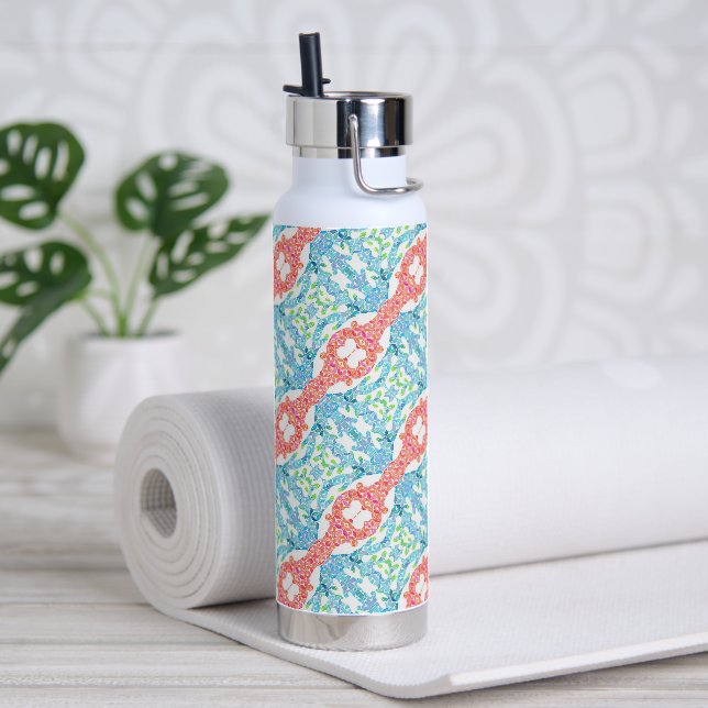 Botella De Agua Nancy Mosaic Water Bottle (Yoga (girado))