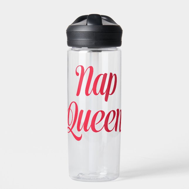 Botella De Agua Nap Queen Pink Cherry Red (Delante)