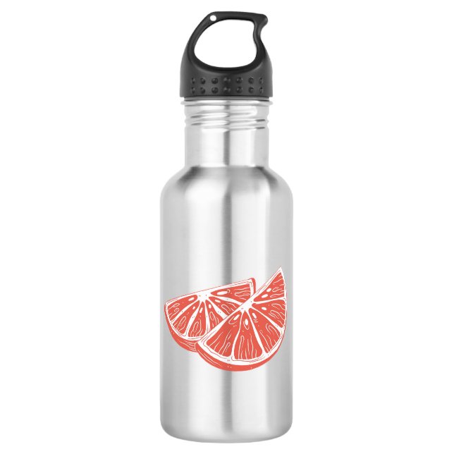 Botella De Agua Naranja (Anverso)