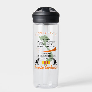 Botella De Agua Naranja Agente