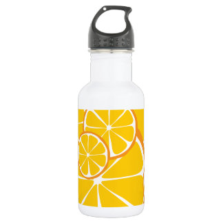 Botella De Agua Naranja de la fruta cítrica del verano