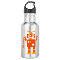 Naranja infantil Loco Niño Robot Personalizado