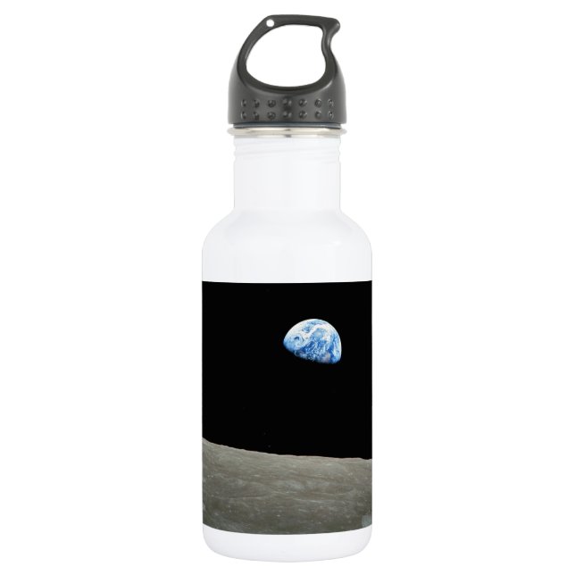 Botella De Agua NASA - Visión desde Apollo8, Dec24, Earthrise (Anverso)