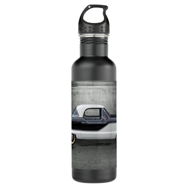 Botella De Agua Nash Metropolitano en blanco y negro (Anverso)
