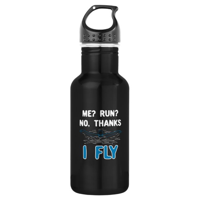 Botella De Agua Natación - Vuelo (Anverso)