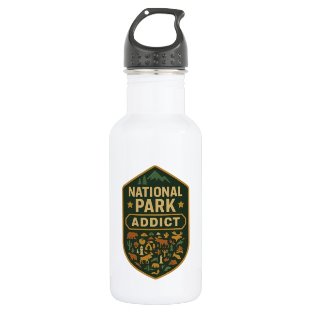 Botella De Agua National Park Addict Premium (Anverso)