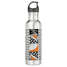 Botella De Agua Nativo del suroeste amanecer en Naranja