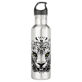 Botella De Agua Naturaleza animal salvaje Cheetah Ilustracion arte