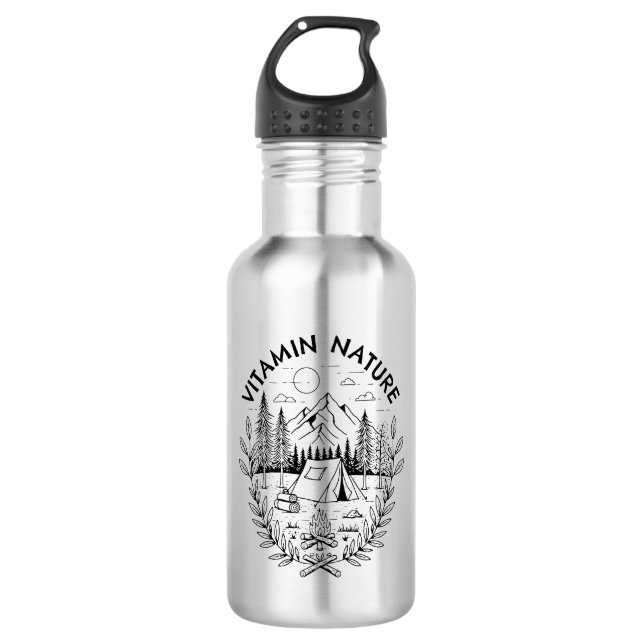 Botella De Agua Naturaleza de Vitaminas (Anverso)