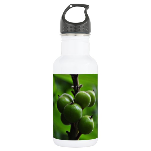 Botella De Agua Naturaleza verde fresca (Anverso)