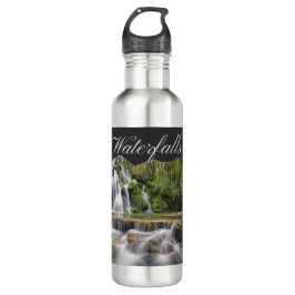 Botella De Agua Nature Landscape Waterfalls
