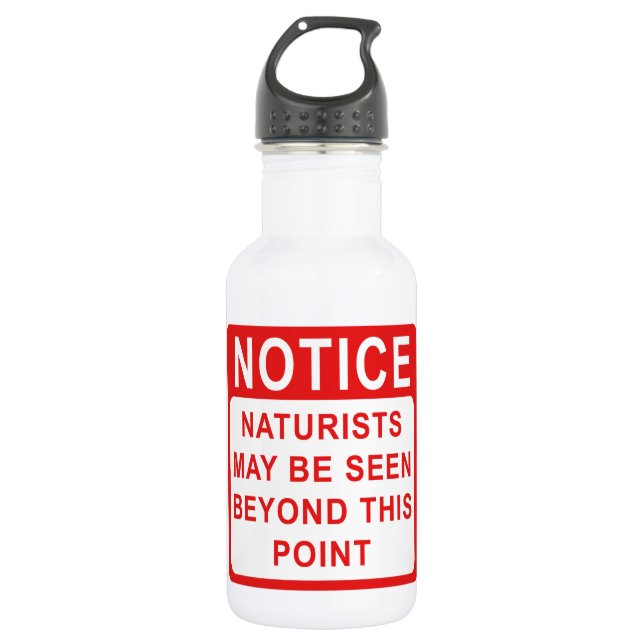 Botella De Agua Naturista (Anverso)