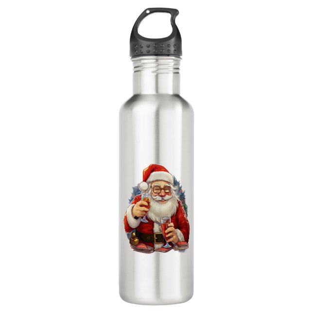 Botella De Agua Navidad (Anverso)