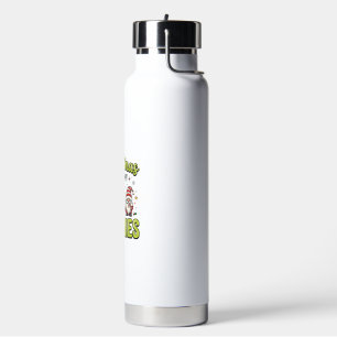 Botella De Agua Navidad Con Mi Diseño De Gnomos Gnome
