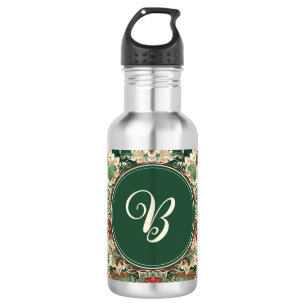 Botella De Agua Navidad personalizada victoriana/clásica/vintage