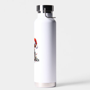 Botella De Agua Navidades alumbran Highlan Viento de Vaca Highland