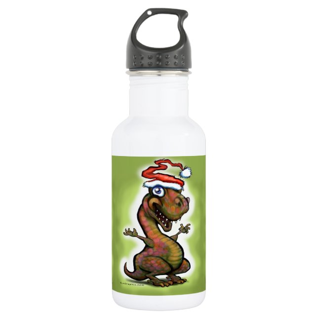 Botella De Agua Navidades Baby T-Rex (Anverso)