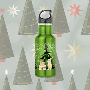 Botella De Agua Navidades Bunny